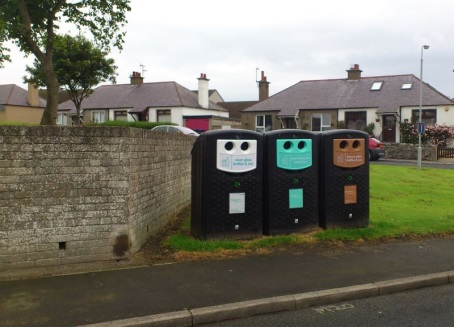 Neighbourhood glass recycling point