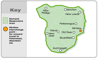 Central Buchan area map